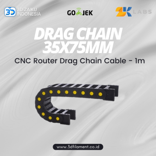 3D Printer CNC Router Machine Drag Chain Cable 35x75 mm 1 Meter Long